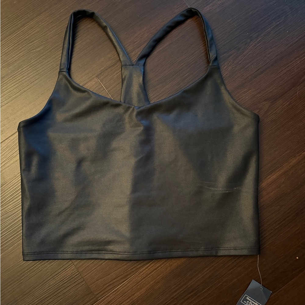 Abercrombie & Fitch Black Crop Top